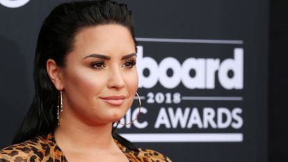 Demi Lovato, en los premios Billboard celebrados en Las Vegas en mayo de 2018.