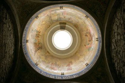 C&uacute;pula de la capilla del Sant&iacute;simo de la bas&iacute;lica de Sant Just i Pastor en Barcelona
