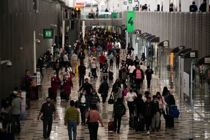 El interior del Aeropuerto Internacional de Ciudad de México, en una imagen de archivo.