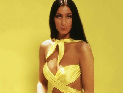 En una serie de videos que colgó en Instagram Law Roach, estilista de Zendaya, se indicó que el look era un homenaje a la cantante y actriz Cher, quien usó un vestido similar en su programa de televisión homónimo a mediados de la década de 1970. Roach dice que Cher es una "inspiración constante". El vestido de Valentino, por cierto, también brilla en la oscuridad.