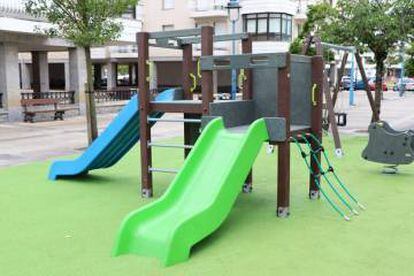 Zarautz cuenta con el primer parque infantil fabricado con plástico reciclado.