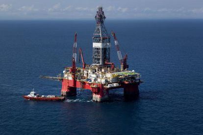 Una plataforma de Pemex en Veracruz (México).