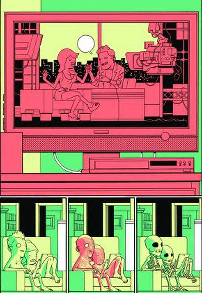 Una viñeta de 'Inercia', de Antonio Hitos.