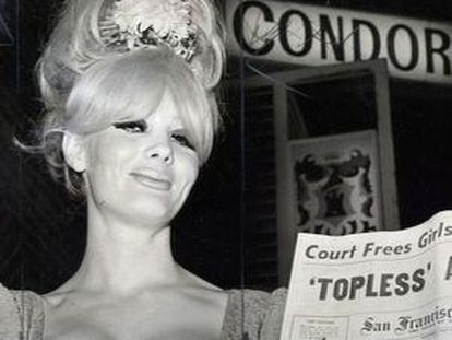 Carol Doda, en el club Condor de San Francisco, en 1965.