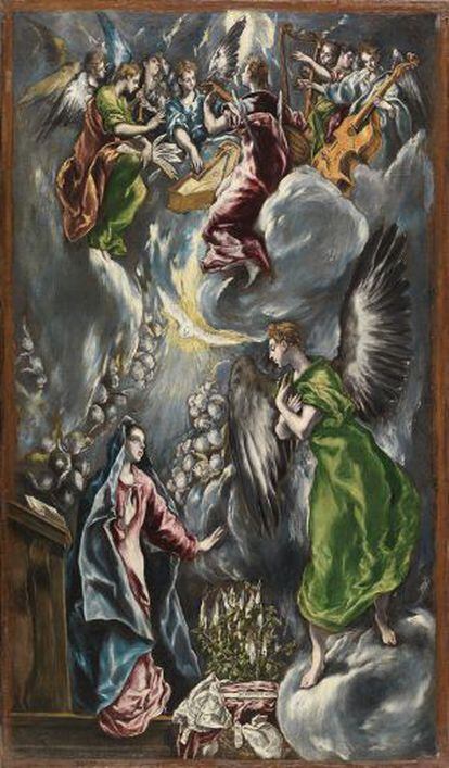 'La Anunciación' c.1596-1600, de El Greco.