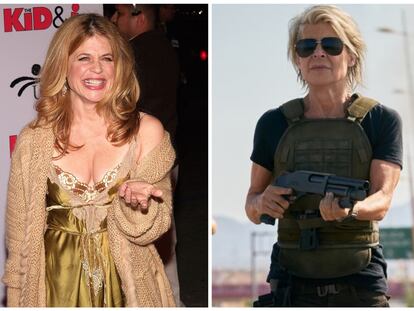 LINDA HAMILTON. Para volver a meterse en la piel de la inolvidable Sarah Connor en 'Terminator: Destino Oscuro', la actriz de 63 años reveló a InStyle haberse preparado a conciencia: su rutina de ejercicios, diseñada por Mackie Shilstone, la entrenadora de Serena Williams, incluía levantamiento de pesas, entrenamiento militar y pilates durante más de un año. Además, la actriz siguió una estricta dieta que, entre otras cosas, prohibía los carbohidratos durante año y medio.
