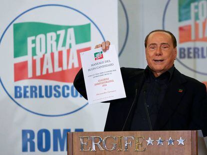El ex primer ministro italiano, Silvio Berlusconi, en mayo de 2016.