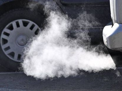 Emisiones de un motor diésel en Essen, Alemania