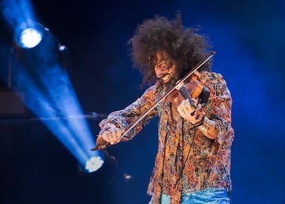 El violinista Ara Malikian en el Liceu de Barcelona durante el Suite Festival 2023.