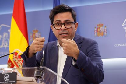 Gerardo Pisarello, en el Congreso el 25 de octubre.