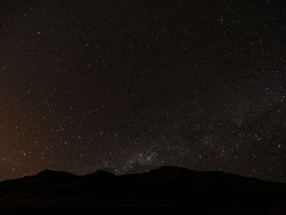 El cielo visto desde el Parque Nacional Cajas en Cuenca, Ecuador, el 4 de enero de 2022