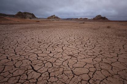 El lago Powell, Arizona, completamente seco ante la falta de precipitaciones. 