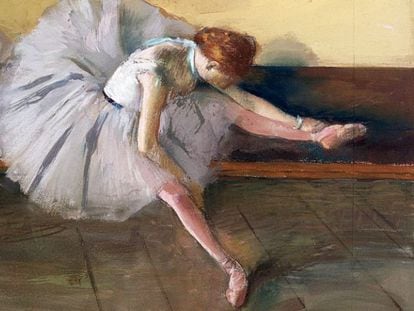 'Bailarinas', una obra de Edgar Degas.