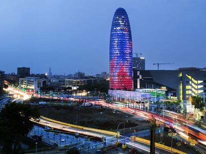 La Torre Agbar, una de les candidates a albergar l'agència del medicament.