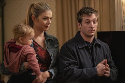Kate Miner y Jeremy Allen White en una imagen de 'Shameless', en 2021.