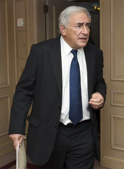Strauss-Kahn, antes de comparecer la pasada semana en París.