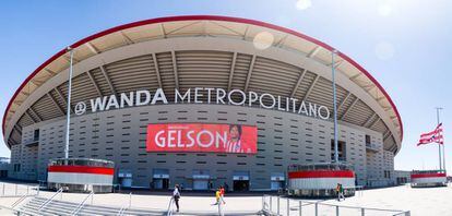Vista general del Wanda Metropolitano, en Madrid.
