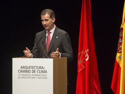 Felipe VI retoma su presencia en Navarra en el Congreso Internacional de Arquitectura