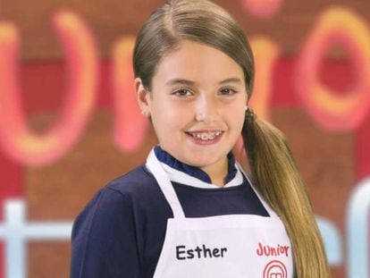 Esther, ganadora de 'MasterChef Junior'.
