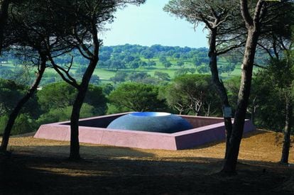 'Second Wind 2005', del artista estadounidense James Turrell (Los Ángeles, 1943), en la Fundación NMAC de Vejer (Cádiz).