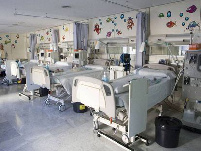 Pediatría del Hospital Vall d'Hebrón, donde fue tratada la niña.