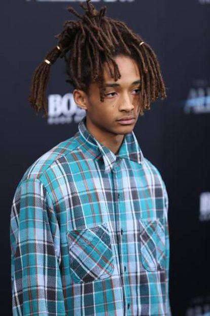 Jaden Smith, con los anillo de Cartier en sus rastas.