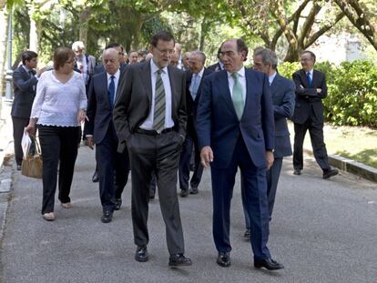 Imagen de la &uacute;ltima reuni&oacute;n de Mariano Rajoy con el Consejo Empresarial para la Competitividad, celebrada en julio de 2013.