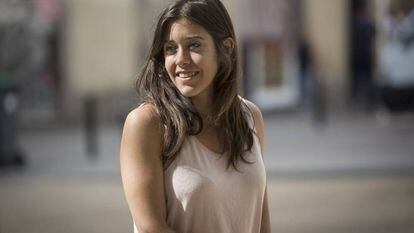 Anna Saliente, última cabeza de lista de la CUP al Ayuntamiento de Barcelona.