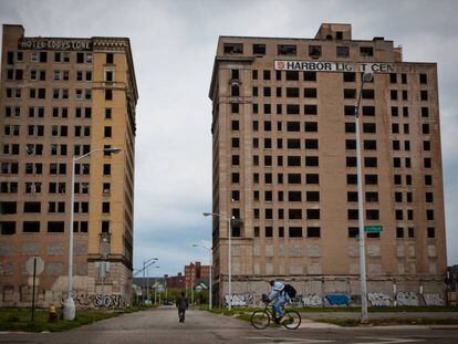 Edificios abandonados en Detroit.