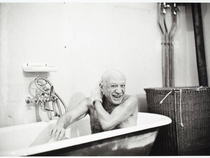 Fotografía que Duncan hizo de Picasso el día de 1956 en que se conocieron.