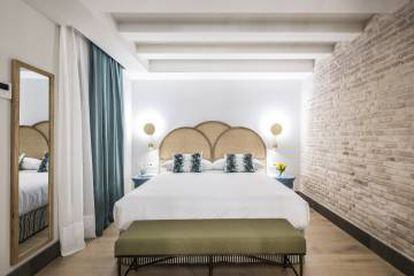 Una de las habitaciones del hotel Casa de Indias by Intur, en Sevilla.