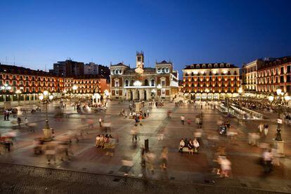 Plaza Mayor de Valladolid, en Castilla y León. |