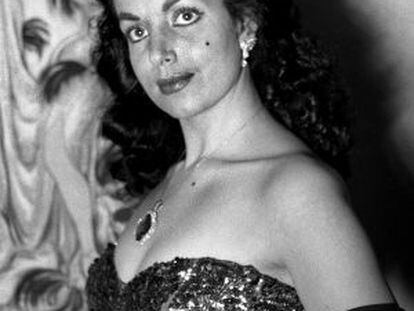La 'vedette', actriz y cantante Carmen de Lirio en 1951.