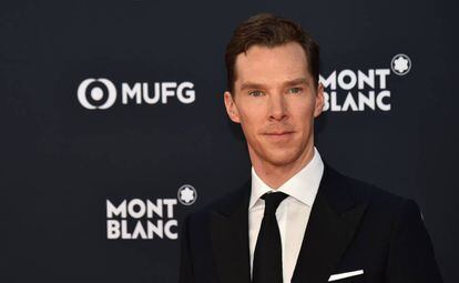 Benedict Cumberbatch en los premios Laureus celebrados en Mónaco en febrero de 2018.
