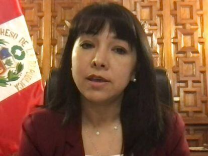 Mirtha Vásquez, primera ministra de Perú.