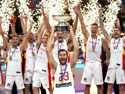 La selección española, campeona del pasado Eurobasket.