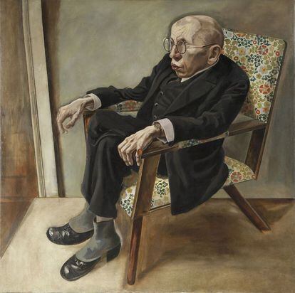 'Retrato del escritor Max Herrmann-Neisse', 1925. George Grosz.