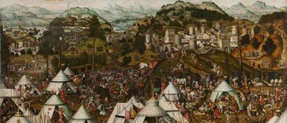 El campamento de Holofernes, de Mathis Gerung, de Masaveu.