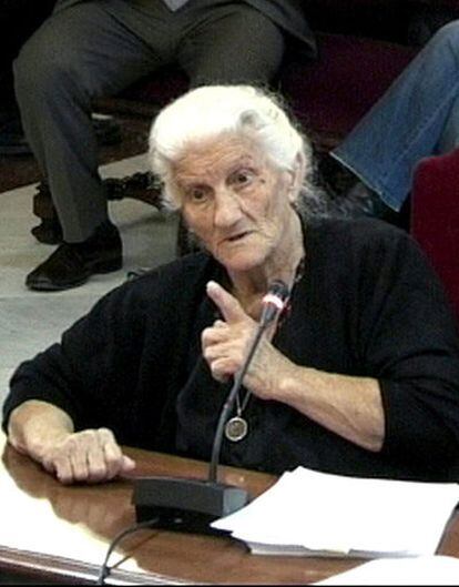 María Martín relata en el Supremo la desaparición de su madre, el 21 de septiembre de 1936.