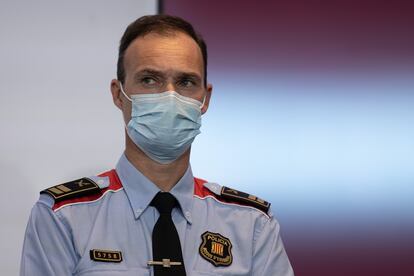 El comisario de los Mossos Eduard Sallent.