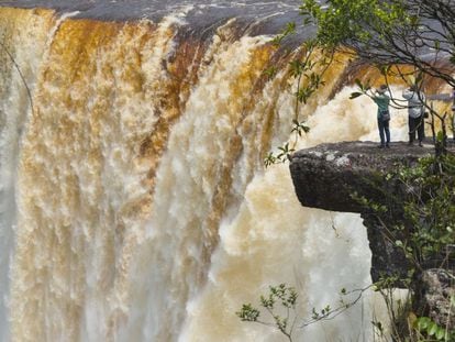 Las cascadas perdidas de Kaieteur, en el interior de Guyana.