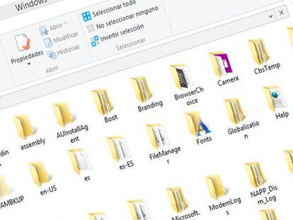 Cómo ocultar a la vista archivos y carpetas en Windows