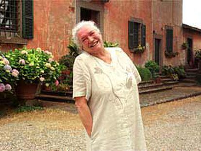 Margarita Lozano, en su casa de Bagnania (Viterbo).