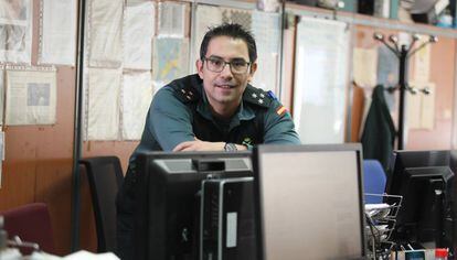 Alberto Redondo, capitán de la Guardia Civil encargado del departamento de ciber-delicuencia.