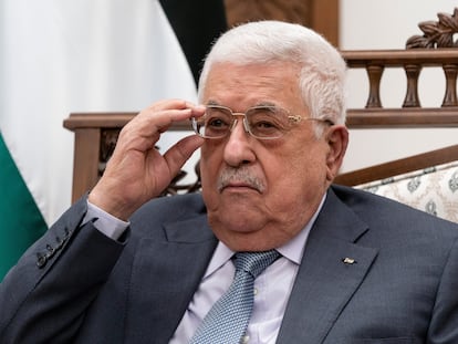 El presidente palestino, Mahmud Abbas, el 25 de mayo en Ramala (Cisjordania).