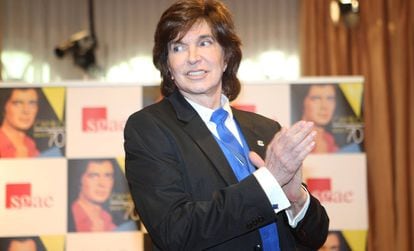 El cantante Camilo Sesto, en Madrid, en 2016.
