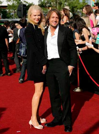Nicole Kidman y su marido Keith Urban.