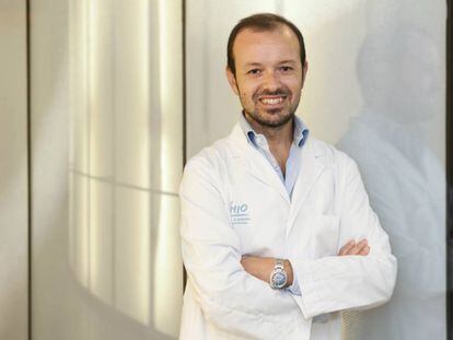 Paolo Nuciforo, investigador en el Vall d’Hebron Instituto de Oncología, en Barcelona.