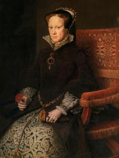 Portrait of María Tudor in the Prado Museum.