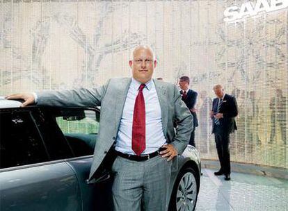 El fundador de  Koenigsegg, Christian von Koenigsegg, en septiembre en el salón de Francfort.